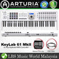 Arturia Keylab 61 MkII 61 Key Midi Controller Deluxe Keyboard - White (Key Lab)