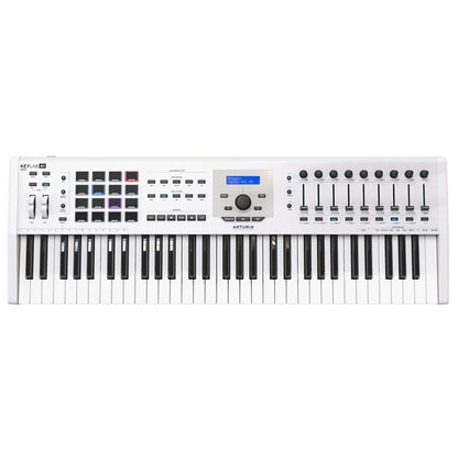 Arturia Keylab 61 MkII 61 Key Midi Controller Deluxe Keyboard - White (Key Lab)