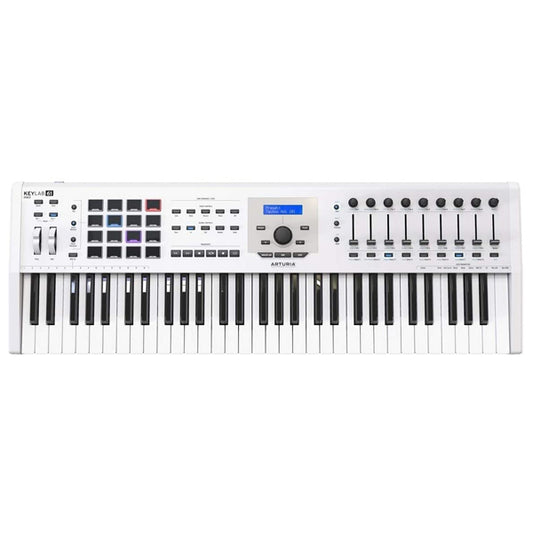 Arturia Keylab 61 MkII 61 Key Midi Controller Deluxe Keyboard - White (Key Lab)