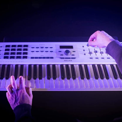 Arturia Keylab 61 MkII 61 Key Midi Controller Deluxe Keyboard - White (Key Lab)