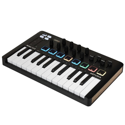 Arturia MiniLab 3 25 Slim Key USB Mini Keyboard Controller (Mini Lab3)