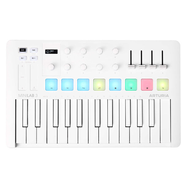 Arturia MiniLab 3 25 Slim Key USB Mini Keyboard Controller (Mini Lab3)