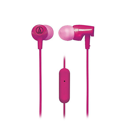 Audio Technica ATH-CLR100iS PK Pink Sonic Fuel In Ear Headphone Earphone (CLR100iS)