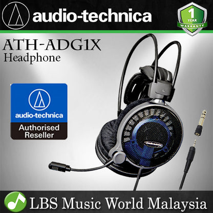 Audio Technica ATH-ADG1X High Fidelity Open Back Gaming Headset Headphone (ADG1X)