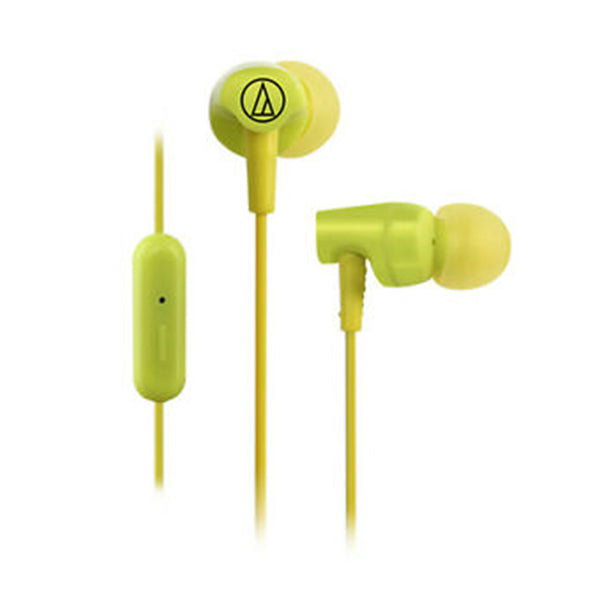 Audio Technica ATH-CLR100iS GL Green Lime Sonic Fuel In Ear Headphone Earphone (CLR100iS)