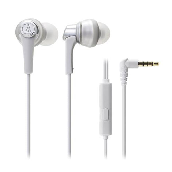 Audio Technica ATH-CLR100iS WH White Sonic Fuel In Ear Headphone Earphone (CLR100iS)