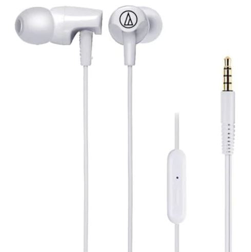 Audio Technica ATH-CLR100iS WH White Sonic Fuel In Ear Headphone Earphone (CLR100iS)