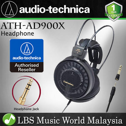 Audio Technica ATH-AD900X Professional Audiophile Open Air Monitor Headphone (AD900X)