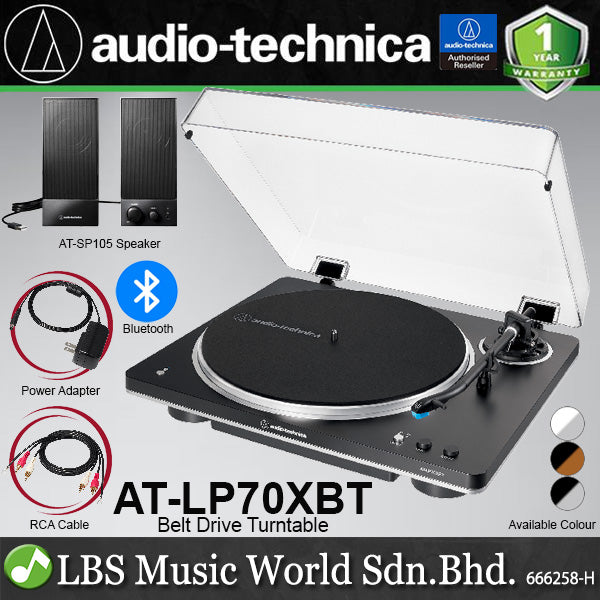 Audio Technica AT-LP70XBT Fully Automatic Wireless Belt Drive Turntable Disc Player (ATLP70XBT LP70X LP70))