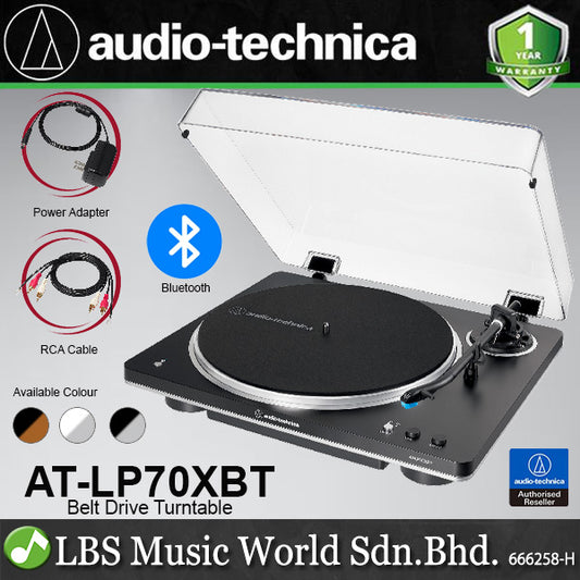 Audio Technica AT-LP70XBT Fully Automatic Wireless Belt Drive Turntable Disc Player (ATLP70XBT LP70X LP70))