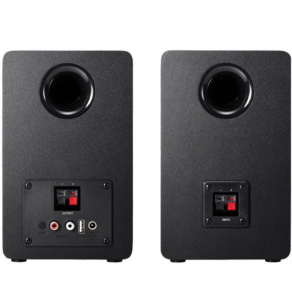 Audio Technica AT-SP3X 30 Watt Wireless Powered Active Bookshelf Bluetooth Speaker - Pair (ATSP3X)