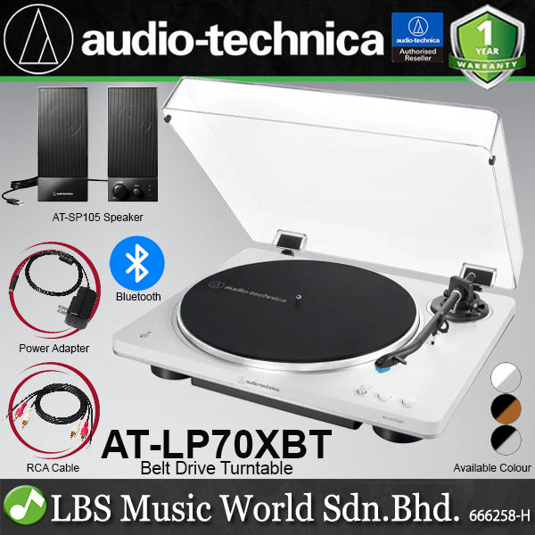 Audio Technica AT-LP70XBT Fully Automatic Wireless Belt Drive Turntable Disc Player (ATLP70XBT LP70X LP70))