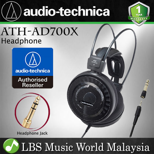 Audio Technica ATH-AD700X Professional Audiophile Open Air Studio Monitor Headphone (AD700X)
