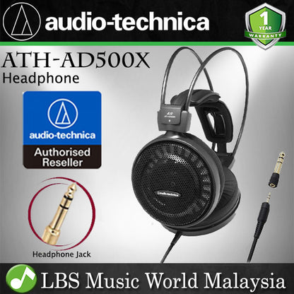 Audio Technica ATH-AD500X Professional Audiophile Open Air Monitor Headphone (AD500X)