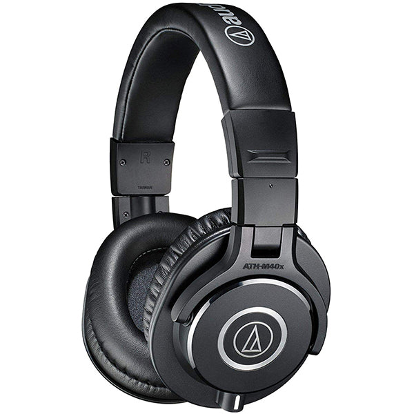 Audio Technica ATH-M40x Professional Studio Monitor Headphone Black (ATH M40X)