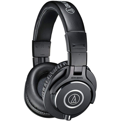 Audio Technica ATH-M40x Professional Studio Monitor Headphone Black (ATH M40X)