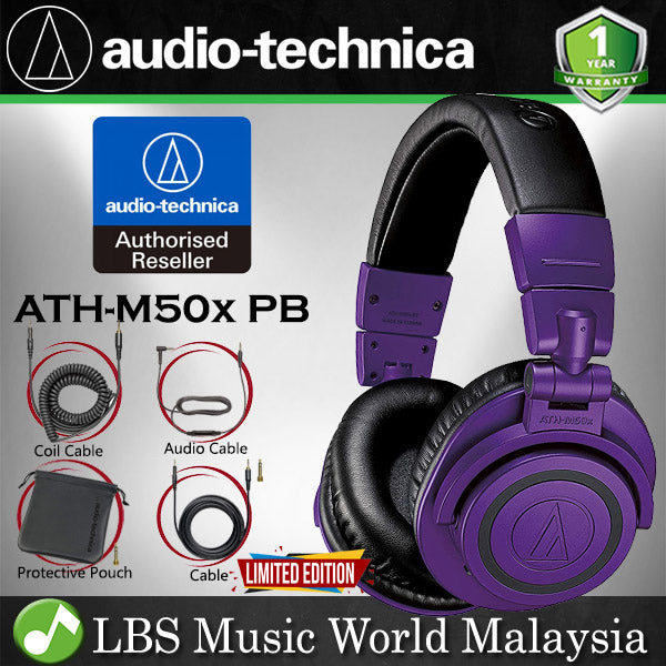 Audio Technica ATH-M50x Professional Monitor Studio Headphone Black (ATH M50X)