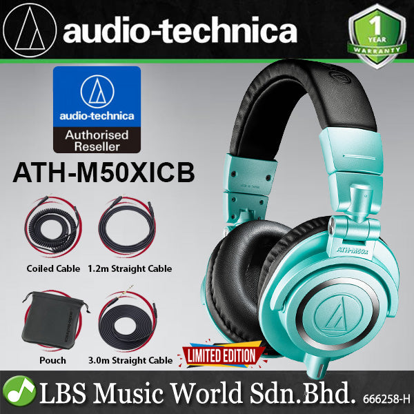 Audio Technica ATH-M50x Professional Monitor Studio Headphone Black (ATH M50X)