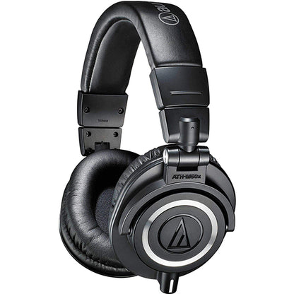 Audio Technica ATH-M50x Professional Monitor Studio Headphone Black (ATH M50X)