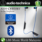 Audio Technica ATH-CKR35BT Blue Bluetooth Wireless In Ear Headphone Earphone (CKR35BT)