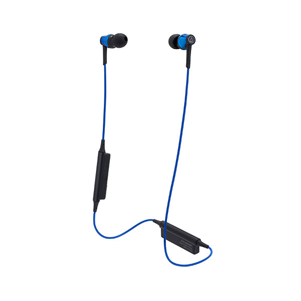 Audio Technica ATH-CKR35BT Blue Bluetooth Wireless In Ear Headphone Earphone (CKR35BT)
