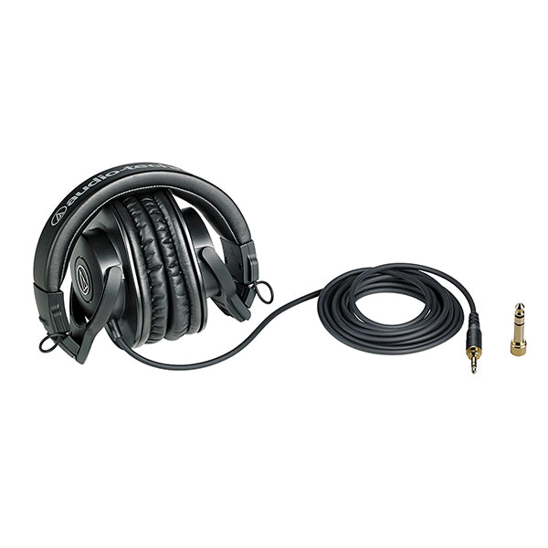 Audio Technica ATH-M30x Professional Studio Monitor Headphone Black (ATH M30X)