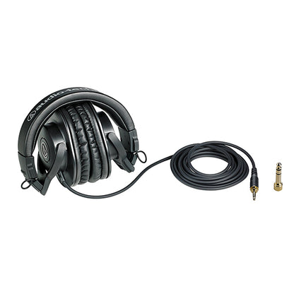 Audio Technica ATH-M30x Professional Studio Monitor Headphone Black (ATH M30X)