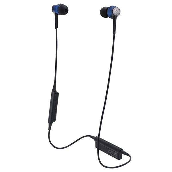 Audio Technica ATH-CKR55BT BL Blue Bluetooth Wireless In Ear Headphones Earphones (CKR55BT)