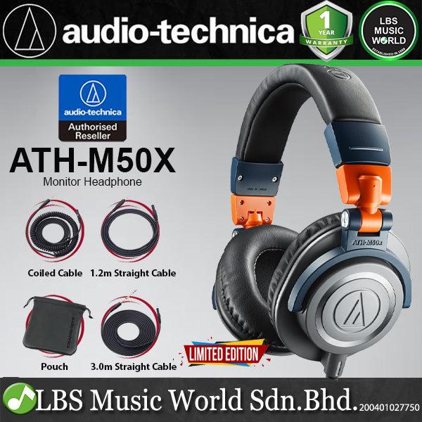 Audio Technica ATH-M50x Professional Monitor Studio Headphone Black (ATH M50X)