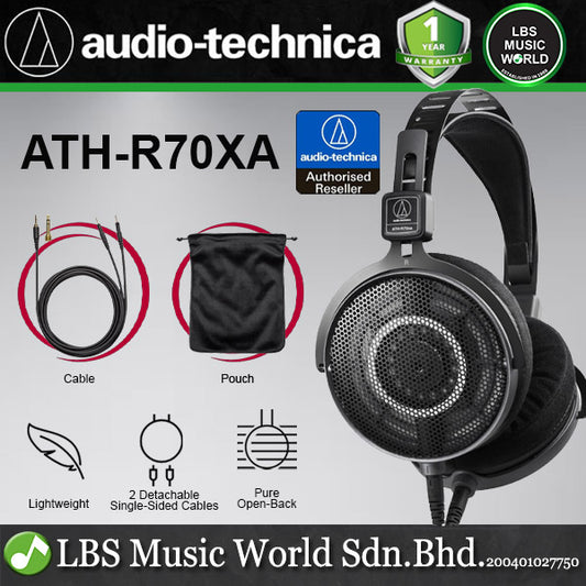 Audio Technica ATH-R70XA Professional Open Back Reference Headphone (R70X R70XA)