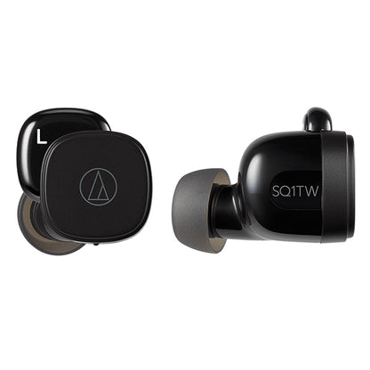 Audio Technica ATH-SQ1TW Truly Wireless Dynamic Earbuds In Ear Earphone Headphones (SQ1TW SQ1 TW)
