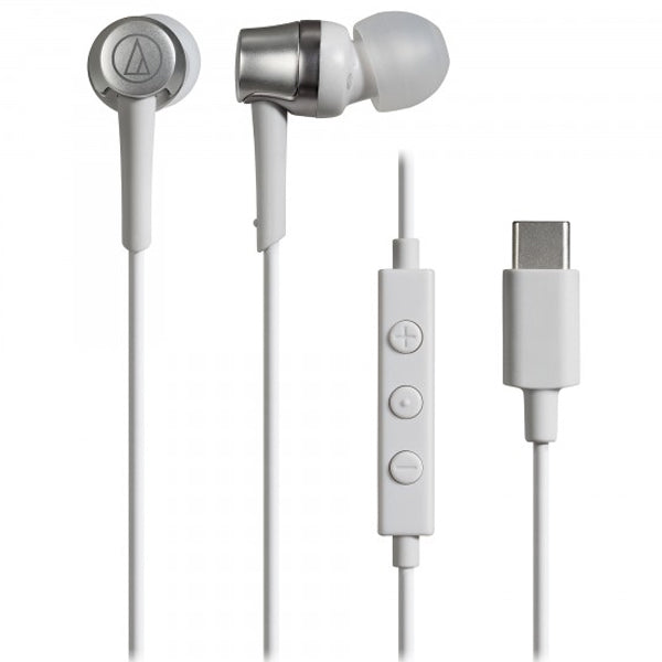 Audio Technica ATH-CKD3C USB Type C Earbuds In Ear Headphones with Connector Earphones (CKD3C)