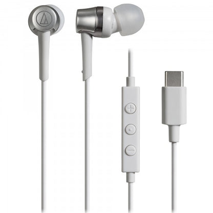 Audio Technica ATH-CKD3C USB Type C Earbuds In Ear Headphones with Connector Earphones (CKD3C)