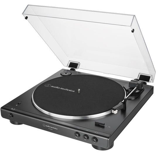 Audio Technica AT-LP60XUSB Fully Automatic USB Belt Drive Stereo Turntable Black Disc Player (ATLP60XUSB AT LP60XUSB LP60X)