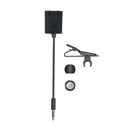 Audio Technica ATR3350xiS Series Microphone Omnidirectional Condenser Lavalier Mic (ATR3350)