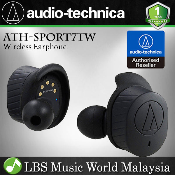 [Clearance] Audio Technica ATH-SPORT7TW SonicSport Wireless In Ear Earphone Headphone (ATH SPORT7TW)