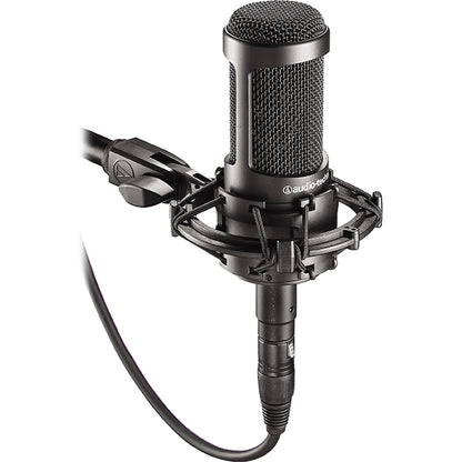 Audio Technica AT2035 Cardiod Condenser Microphone with Mic Clamp and Pop Filter (AT 2035)