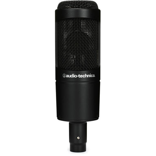 Audio Technica AT2035 Cardioid Condenser Microphone with Mic Clamp , Pop Filter & Cable (AT 2035)