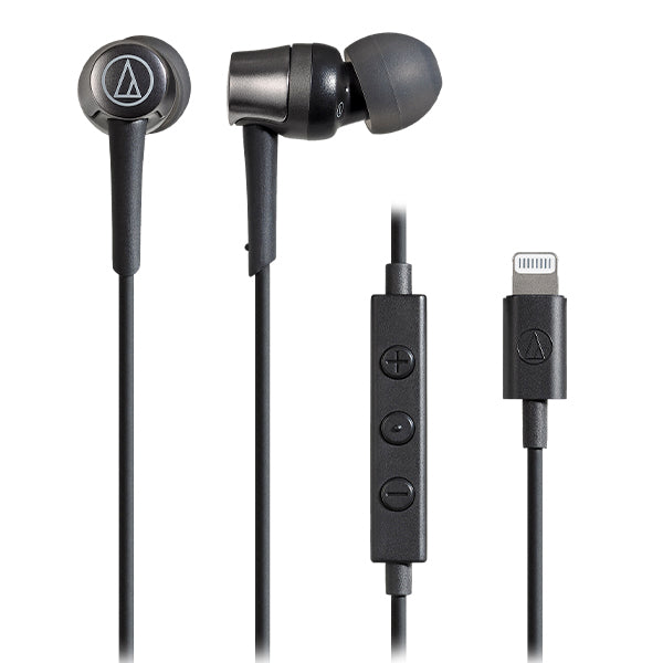 Audio Technica ATH-CKD3Li In-Ear Headphones with Lightning Connector Earbuds (CKD3Li)