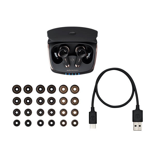 Audio Technica ATH-TWX9 True Wireless Earphones with Bluetooth Earbuds (ATH TWX9)