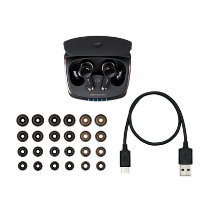 Audio Technica ATH-TWX9 True Wireless Earphones with Bluetooth Earbuds (ATH TWX9)