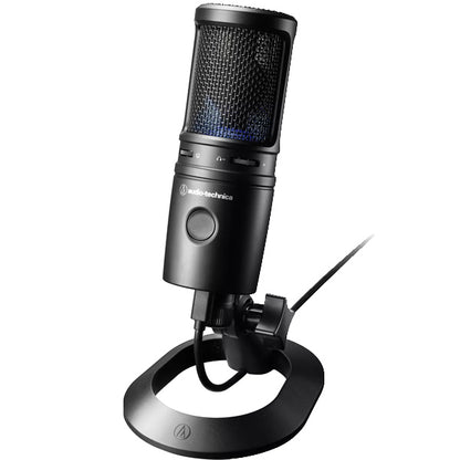 Audio Technica AT2020USB-X Cardioid Condenser USB Microphone with AT8702 Mic Stand (AT2020USB X)