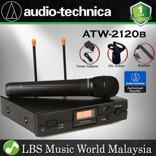 Audio Technica ATW-2120b Wireless Microphone System with Handheld Mic (ATW2120B ATW2120 B)