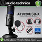 Audio Technica AT2020USB-X Cardioid Condenser USB Microphone with AT8702 Mic Stand (AT2020USB X)