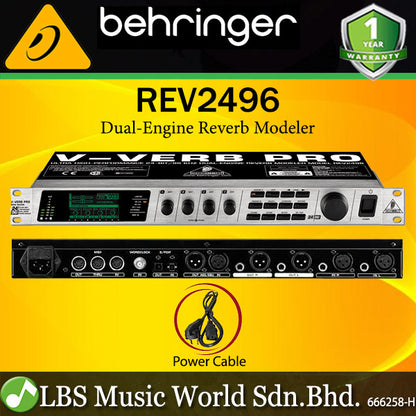 [Clearance] Behringer REV2496 V-Verb Pro Modelling Reverb Processor Digital Reverb Box (REV 2496)