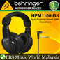 Behringer HPM1100-BK Closed Back Multi Purpose Stereo Monitoring Headphones - Black (HPM1100BK HPM1100 BK)