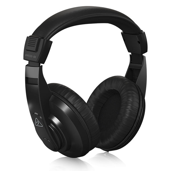 Behringer HPM1100-BK Closed Back Multi Purpose Stereo Monitoring Headphones - Black (HPM1100BK HPM1100 BK)