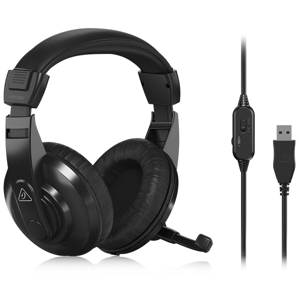 Behringer HPM1100U Multi Purpose USB Headphone With Volume Control Headset (HPM1100 U HPM 1100U)