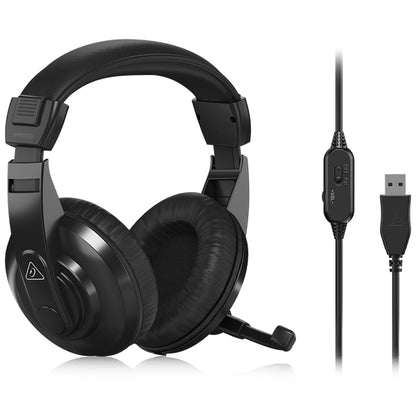 Behringer HPM1100U Multi Purpose USB Headphone With Volume Control Headset (HPM1100 U HPM 1100U)