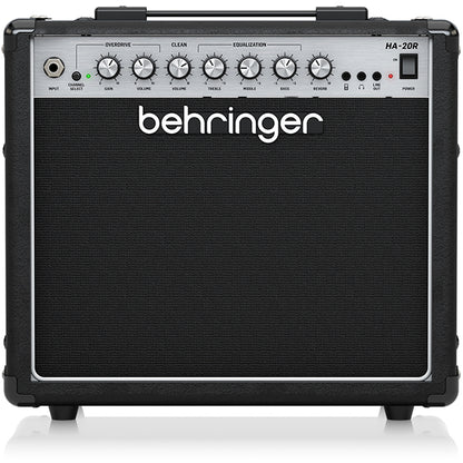 Behringer HA-20R 20 Watt Combo Amp Guitar Amplifier with VTC Tube Modelling, Reverb and 8 Inch Bugera Speaker (HA20R HA20 R)